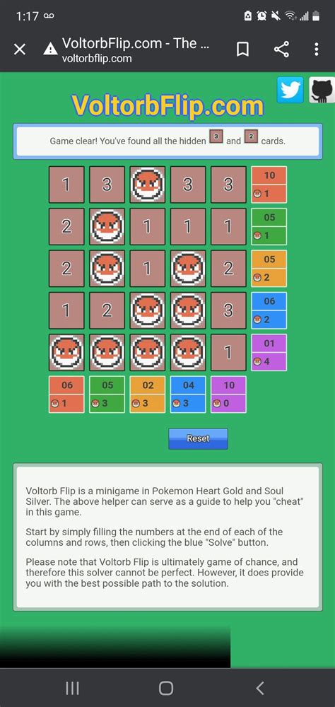 pokemon hgss voltorb flip calculator.